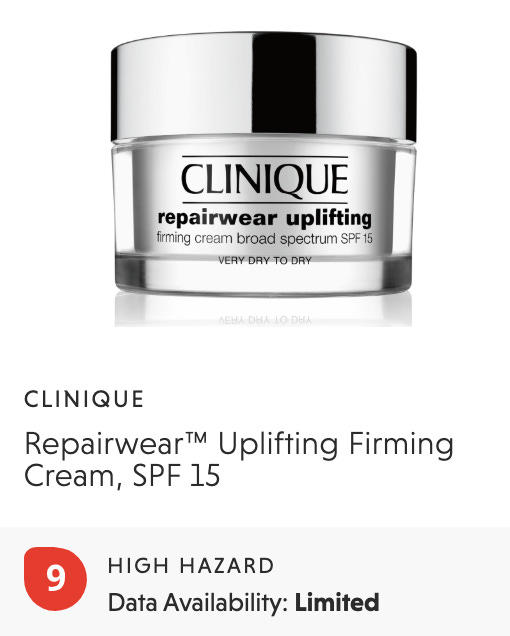 Clinique Repairwear uplifting firming cream SPF 15 jar